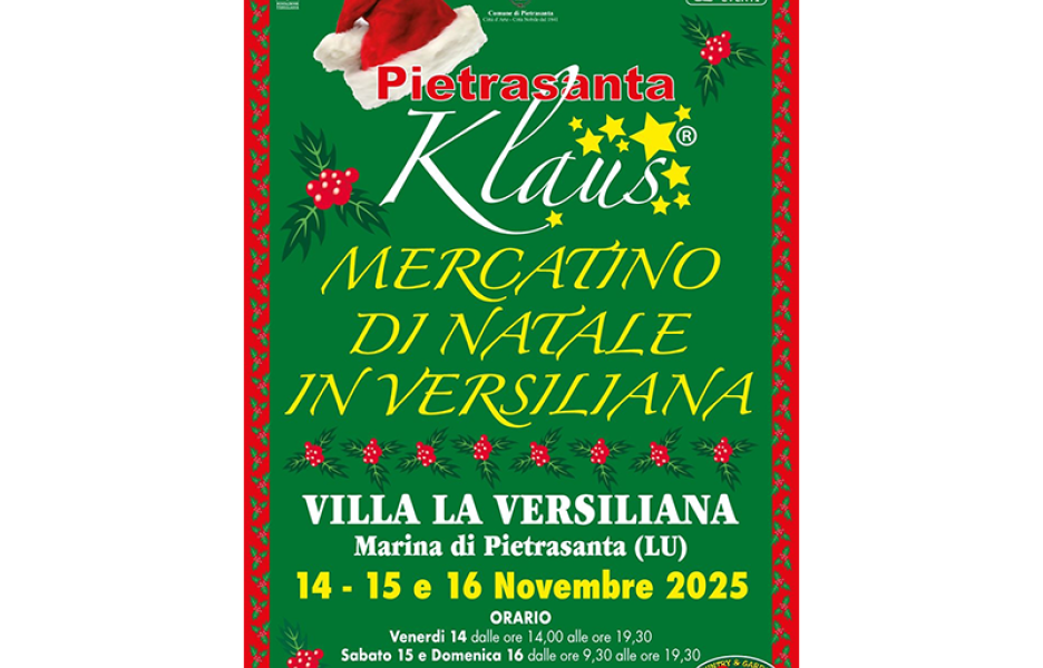 PietraSantaKlaus alla Versiliana- Mercatino di Natale