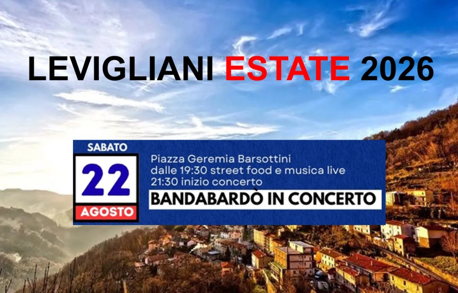 Bandabardò in Concerto - LEVIGLIANI ESTATE 2026