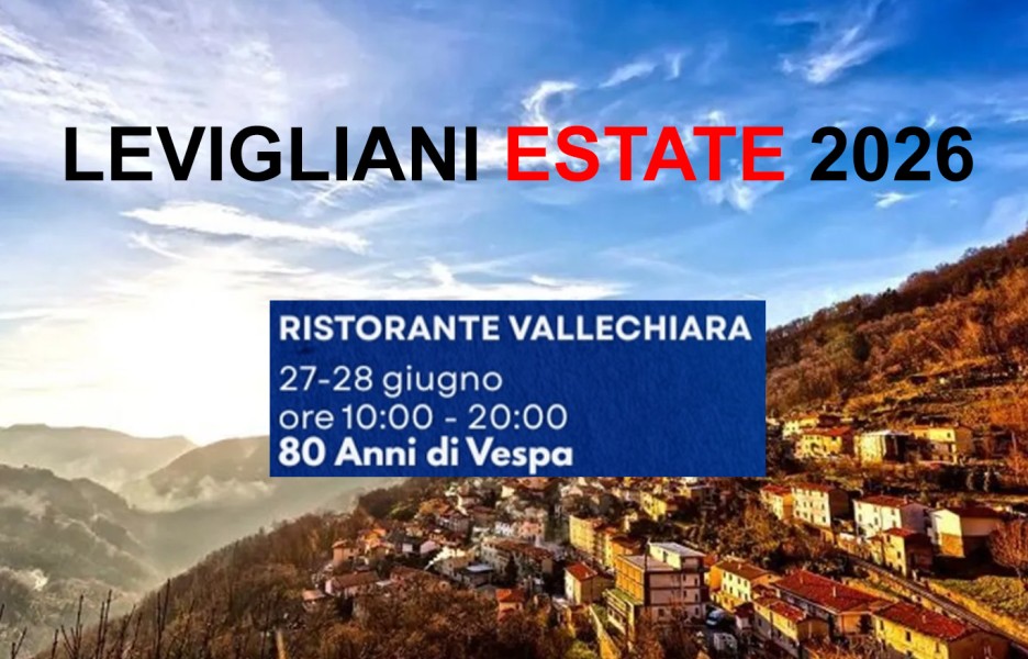80 anni di Vespa - Ristorante Vallechiara LEVIGLIANI ESTATE 2026