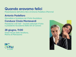 "Quando eravamo felici" Antonio Padellaro