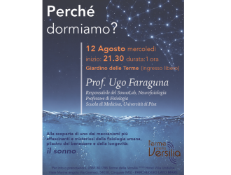 Perché dormiamo? – Incontro con il Prof. Ugo Faraguna