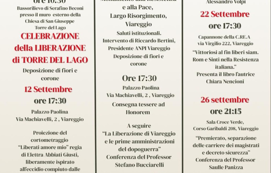 Intorno al 16 settembre