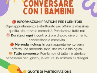 Laboratorio "Amo conversare con i bambini"