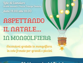 Natale in mongolfiera