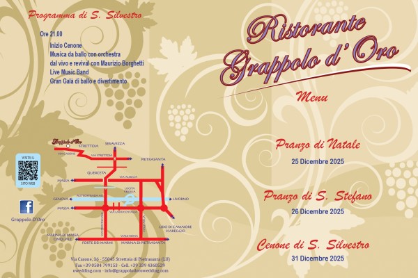 CENONE DI SAN SILVESTRO CON MUSICA DAL VIVO  31 Dicembre 2025 ore 20,30