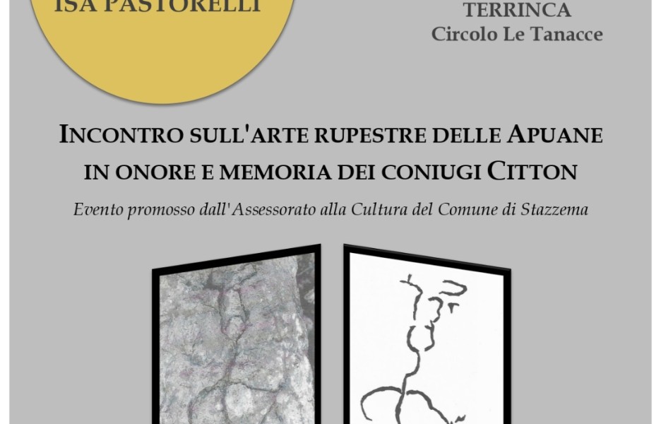 Incontro sull'arte rupestre delle apuane in onore e memoria dei coniugi Citton