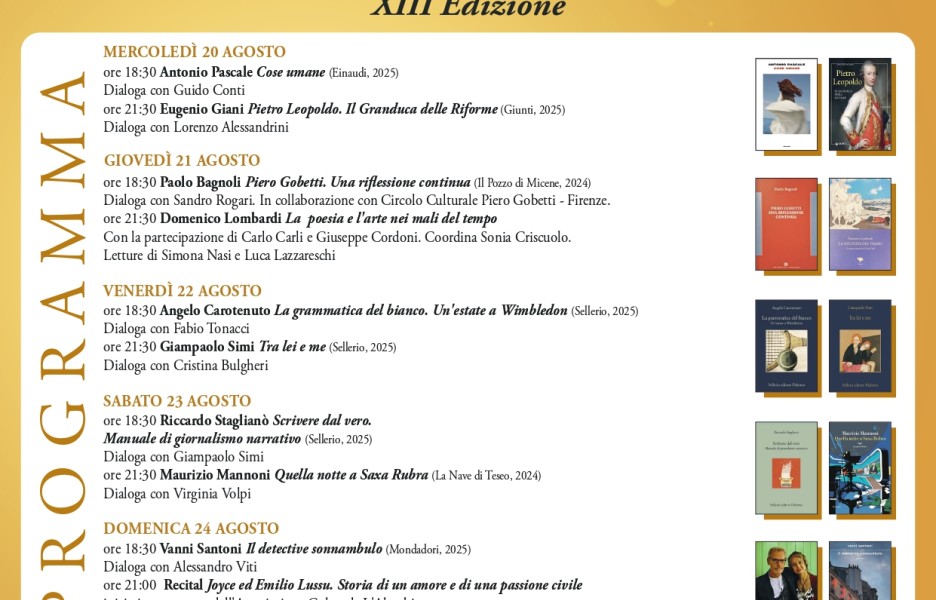 Trame d'estate dal 20 al 24 agosto