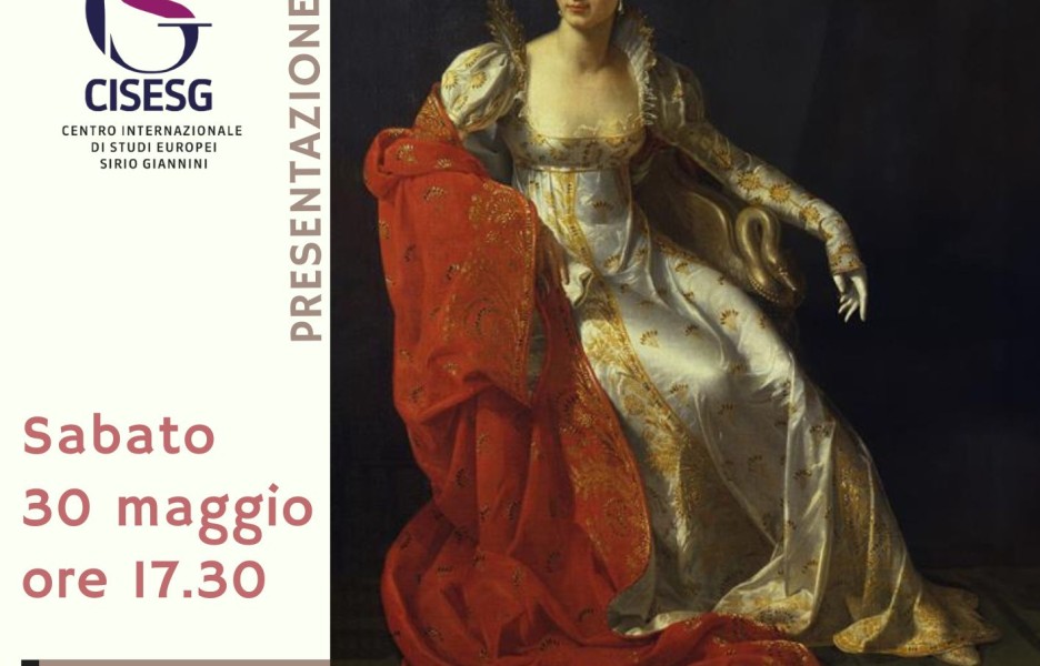 Pietrasanta, al CISESG la presentazione del romanzo "Elisa Bonaparte" di Giuliana Pellegrini