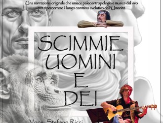 Spettacolo di teatro e scienza  "Scimmie, Uomini e Dei"